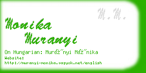 monika muranyi business card